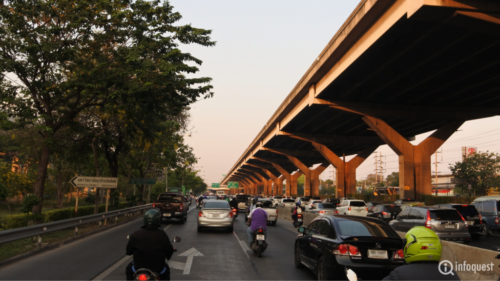 ถนน รถติด road