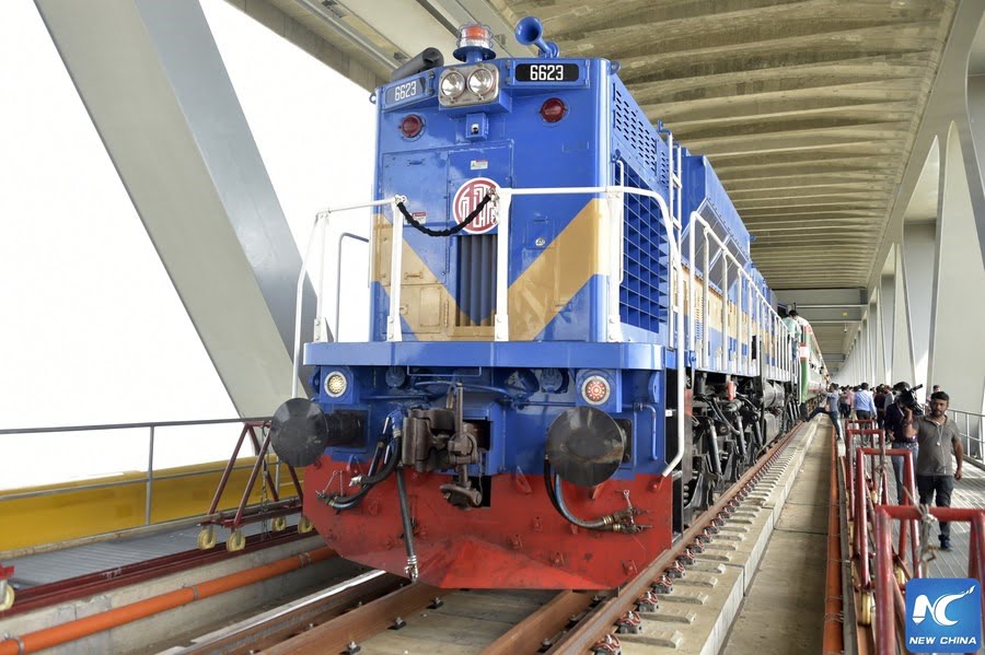 บังกลาเทศทดลองวิ่งรถไฟสินค้าบนทางรถไฟ BRI-สะพานฝีมือจีน : อินโฟเควสท์